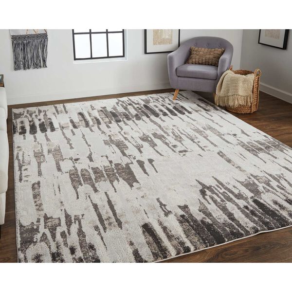 Vancouver Ivory Brown Gray Area Rug, image 3
