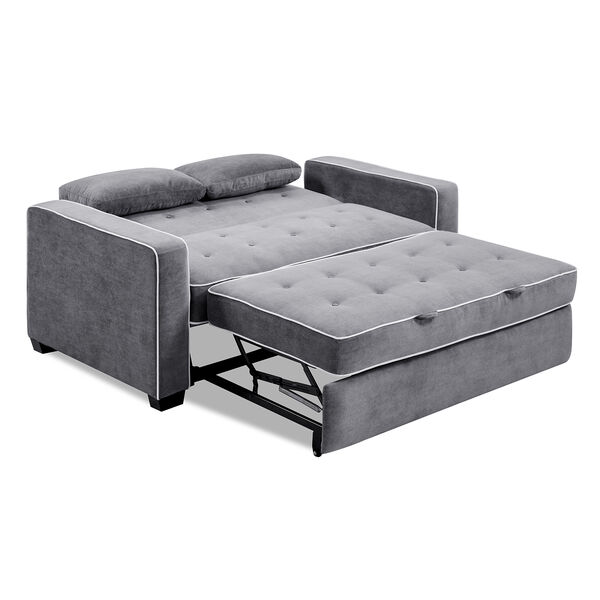Serta Augustus Convertible Queen Sofa, Queen Size Fold Out Sofa Bed