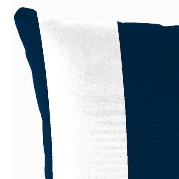 Cabana Navy Blue 18 x 18 Inches Square Knife Edge Outdoor Throw Pillow, image 5