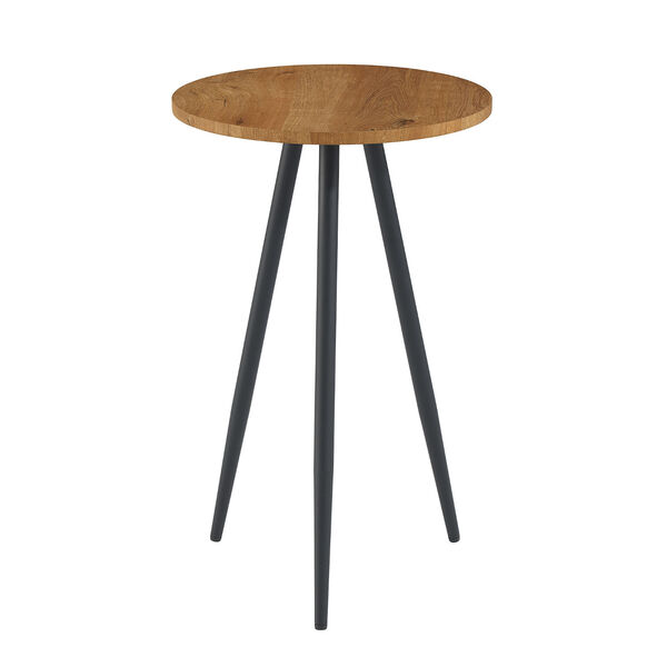 Tilly English Oak and Black Side Table, image 5