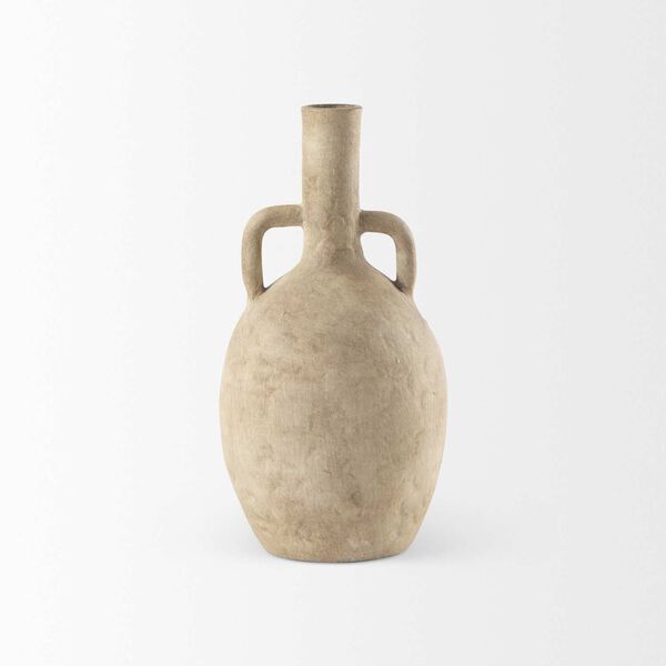 Zenni Warm Beige Ceramic Vase, image 2