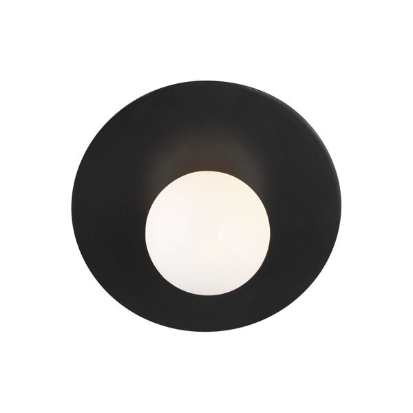 Nodes Midnight Black 8-Inch One-Light Wall Sconce, image 1