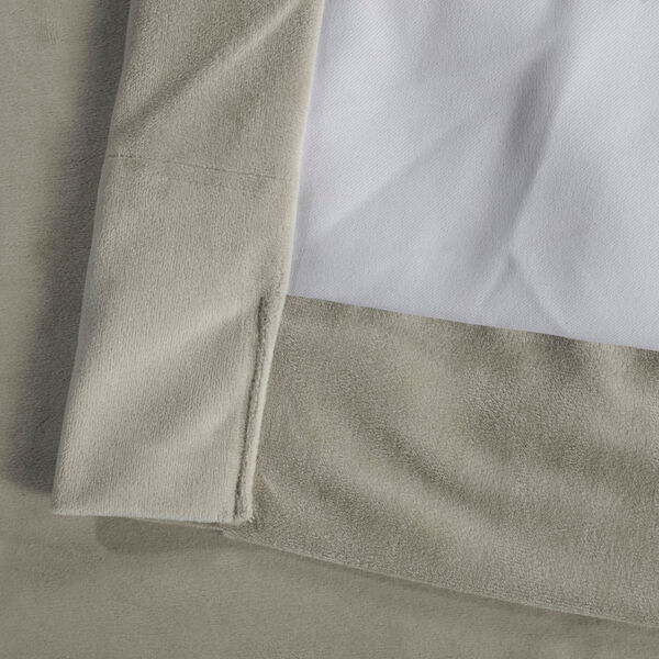 Cool Beige Double Wide Blackout Velvet Curtain – SAMPLE SWATCH ONLY, image 6