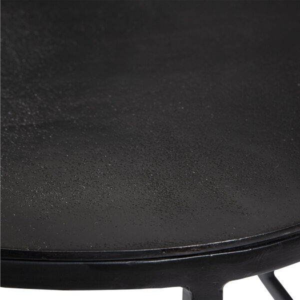Coreene Aged Black Oval Coffee Table, image 4
