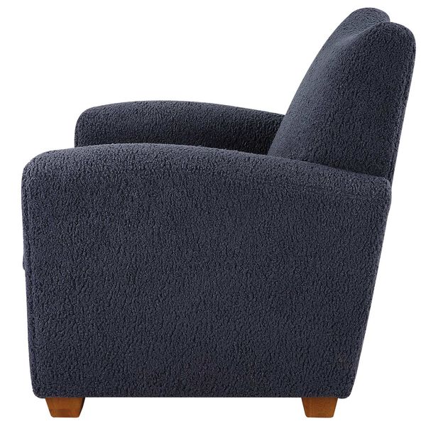 Teddy Slate Gray and Walnut Accent Chair, image 6