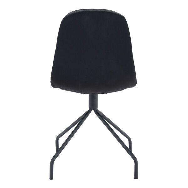 Slope Black Dining Chair, Set of Two, image 5