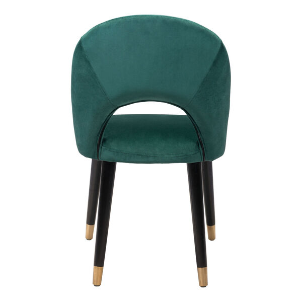 Miami Green, Black and Gold Dining Chair, Set of Two, image 5