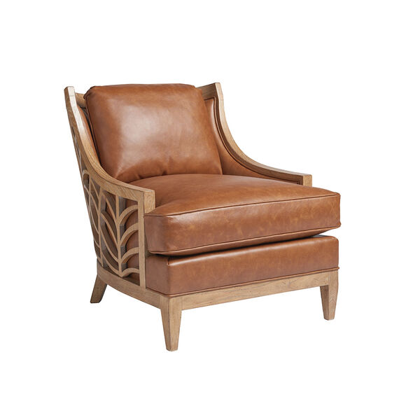 Los Altos Brown Marion Leather Chair, image 1