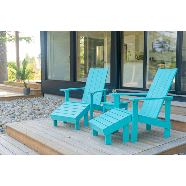 Generation Turquoise Outdoor Footstool, image 2