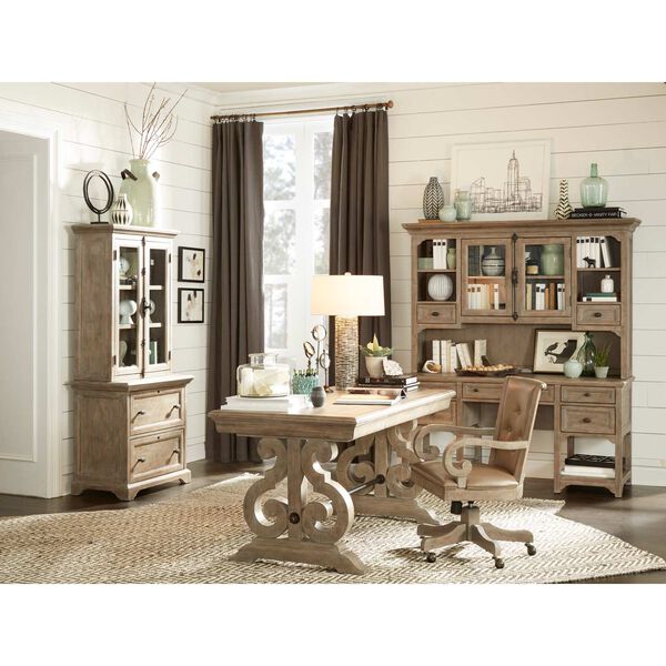 Tinley Park Dove Tail Grey Writing Desk, image 4