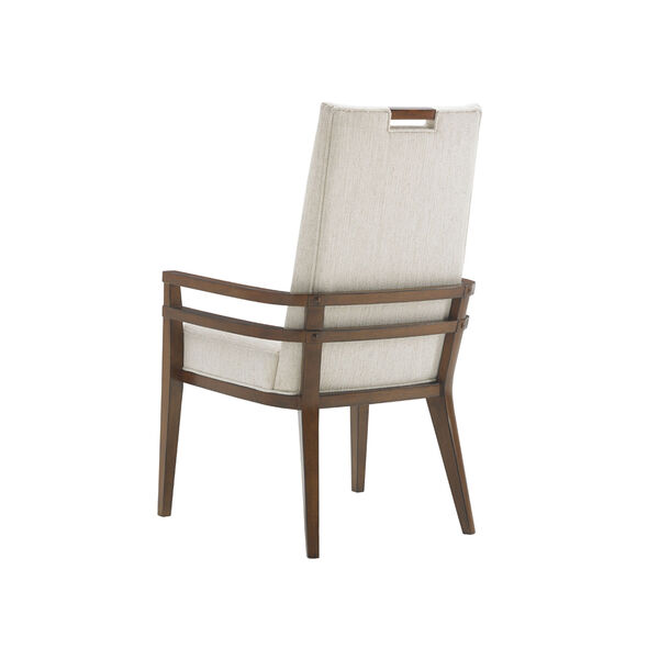 Island Fusion Brown and White Coles Bay Arm Chair, image 3