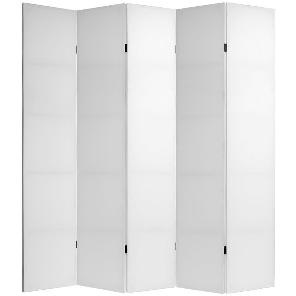 7 ft. Tall Do It Yourself Canvas Room Divider - 5 Panels, image 1