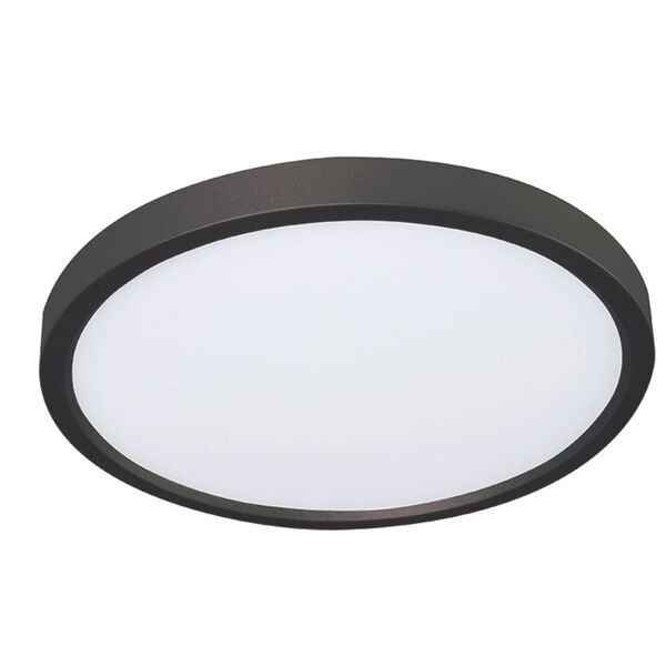 Edge Black 6-Inch Integrated LED Round Flush Mount, image 1