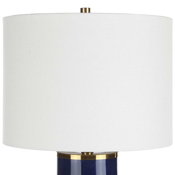 Vivian Royal Blue and Gold One-Light Table Lamp, image 5