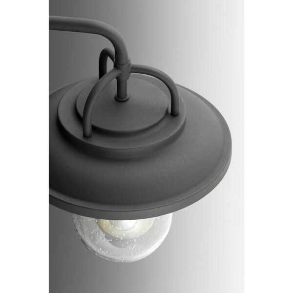 P560049-031: Beaufort Black One-Light Outdoor Wall Mount with Clear Seeded Glass, image 3