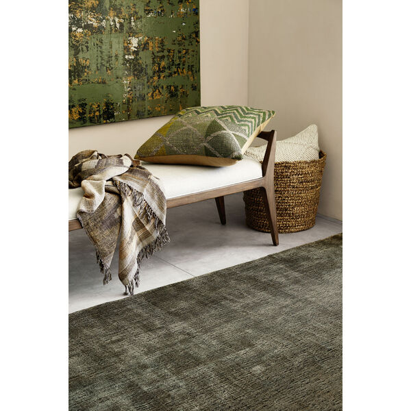 Crafted by Loloi Gramercy Graphite Rectangle: 5 Ft. 6 In. x 8 Ft. 6 In. Rug, image 3