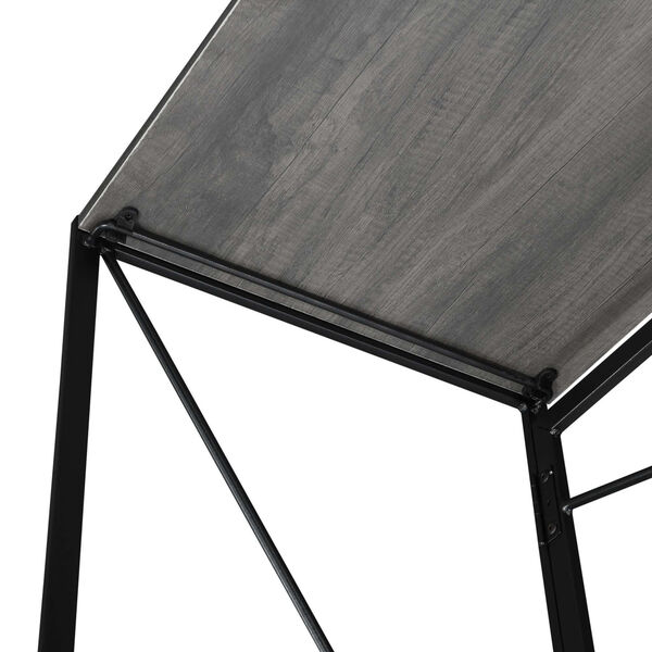 Xtra Charcoal Gray Black Office Desk, image 5