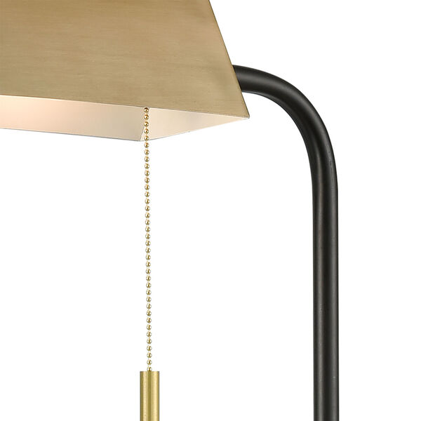 Argentat Black and Chrome One-Light Floor Lamp, image 5