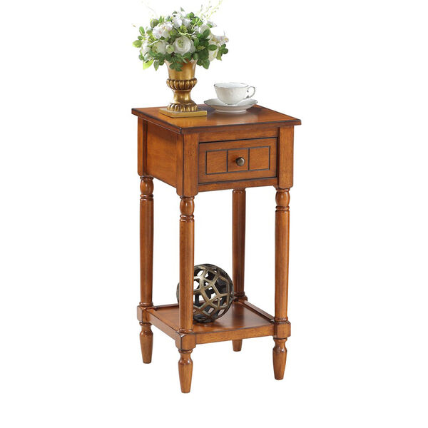 French Country Khloe Accent Table in Walnut, image 5