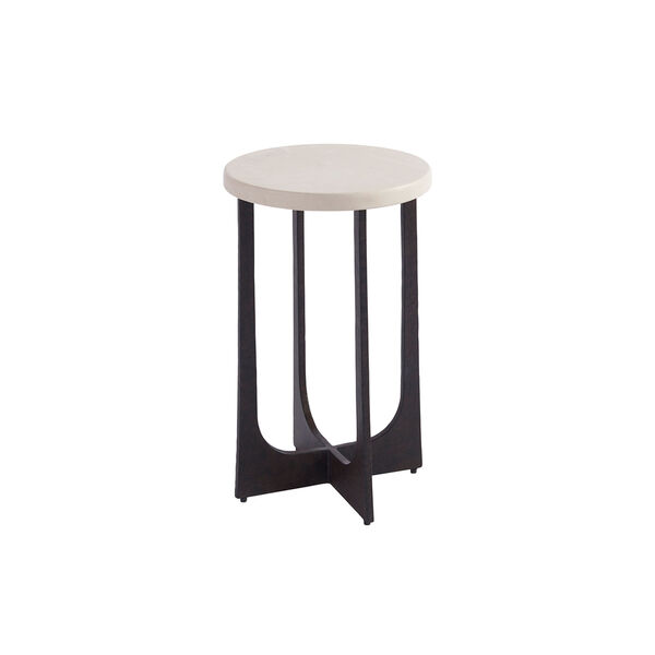 Newport White Breakwater Accent Table, image 1