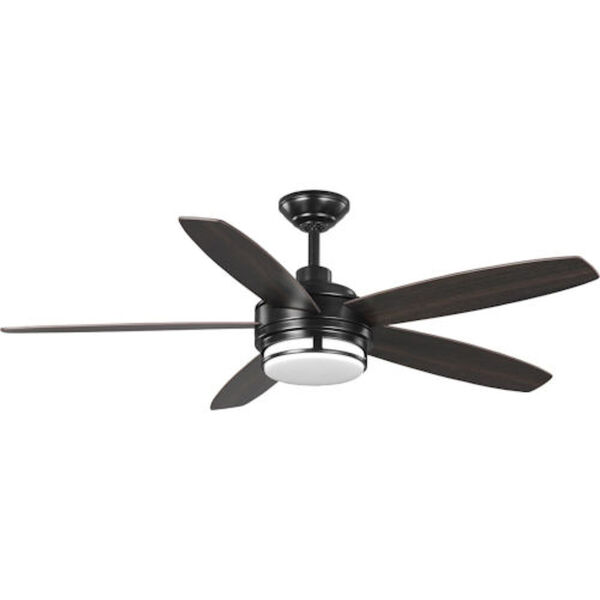 Hayden Black 54-Inch LED Ceiling Fan, image 1