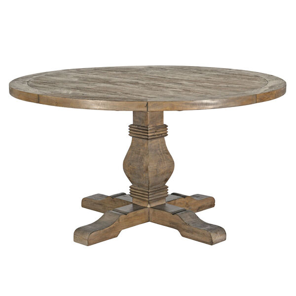 Quincy Desert Gray 55-Inch Round Dining Table, image 1
