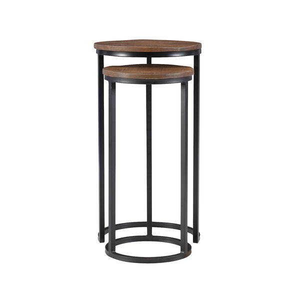 Weston Black and Brown Nesting Tables, Set of 2, image 3