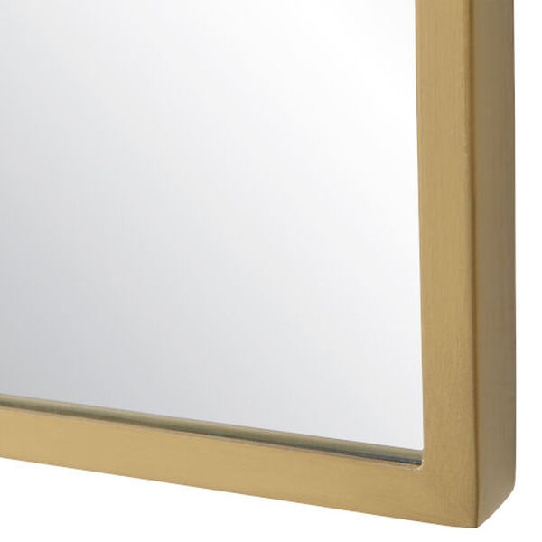 Caddington Brushed Brass 18-Inch x 40-Inch Wall Mirror, image 5