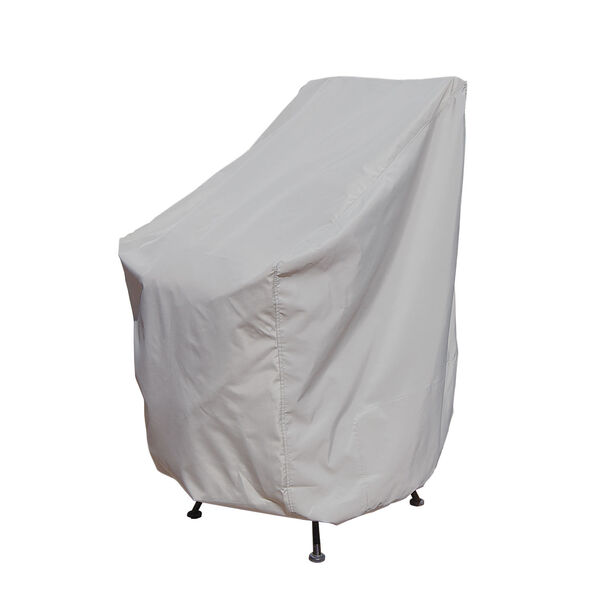 Gray Stack Of Chair Bar Stools Patio Protective Cover, image 1