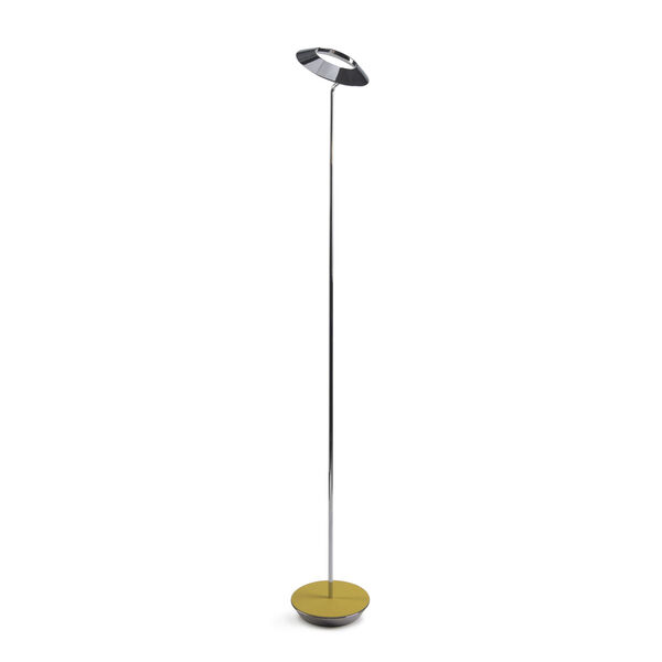 Royyo Chrome and Honeydew LED Floor Lamp, image 1