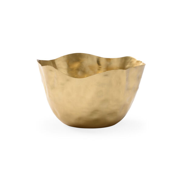 Gold Organic Shaped Bowl, image 1