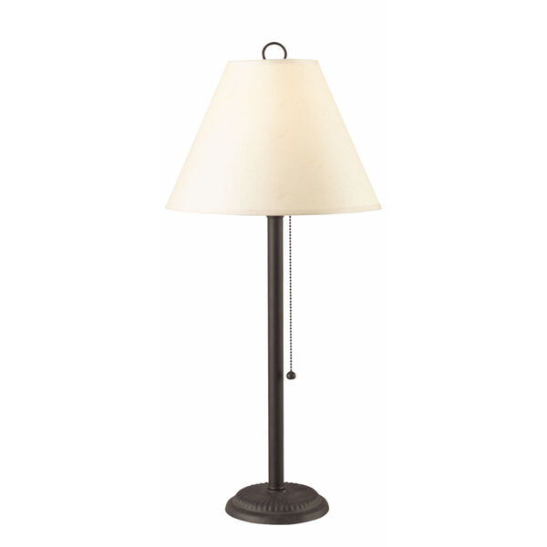Black and Rust One-Light Table lamp, image 1