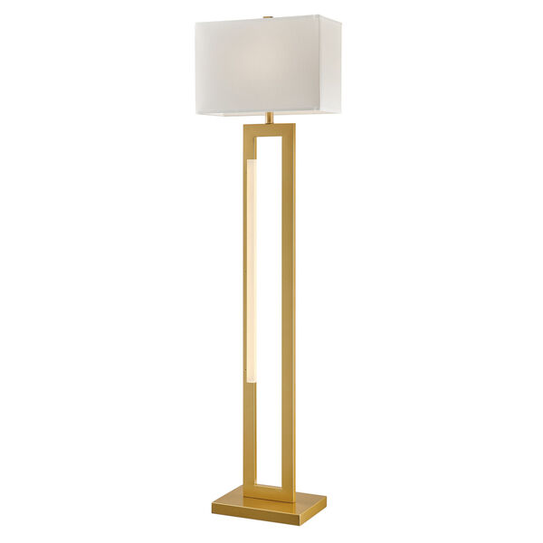 Darrello Gold LED Floor Lamp, image 1