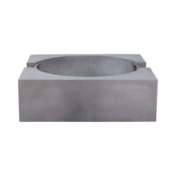 Volcano Polished Concrete Outdoor Fire Pit, image 5