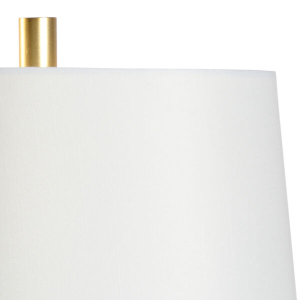 White and Gold One-Light Table Lamp, image 3