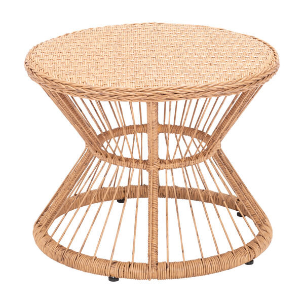 Ghente Natural and Beige Outdoor Side Table, image 2