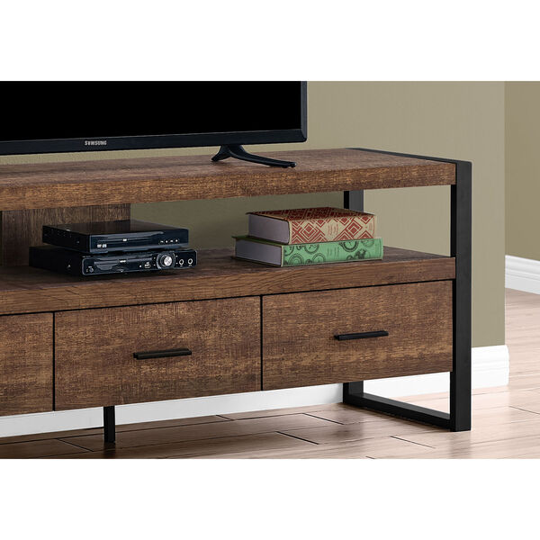 Brown 59-Inch TV Stand, image 3