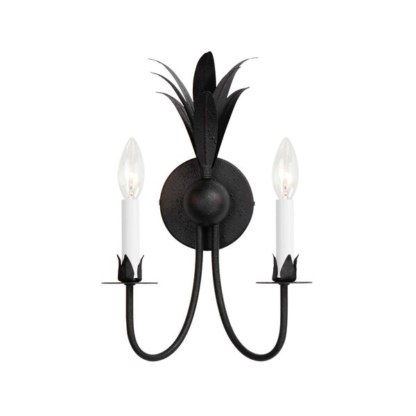 Paloma Anthracite Two-Light Wall Sconce, image 1