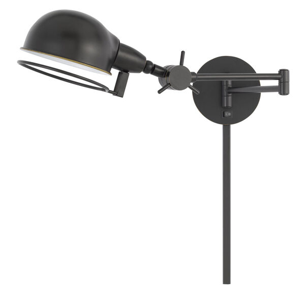 Linthal Dark Bronze One-Light Swing Arm Wall lamp, image 1