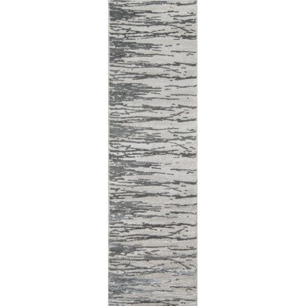 Matrix Abstract Gray Rectangular: 5 Ft. 3 In. x 7 Ft. 2 In. Rug, image 6