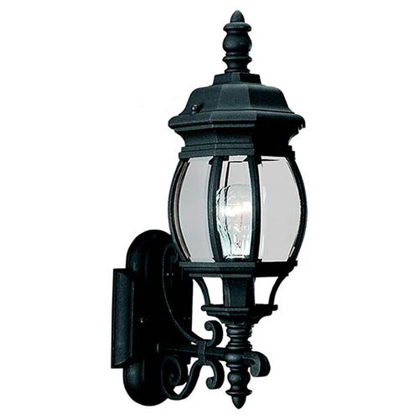 Wynfield Black 20-Inch High One-Light Outdoor Wall Lantern, image 1