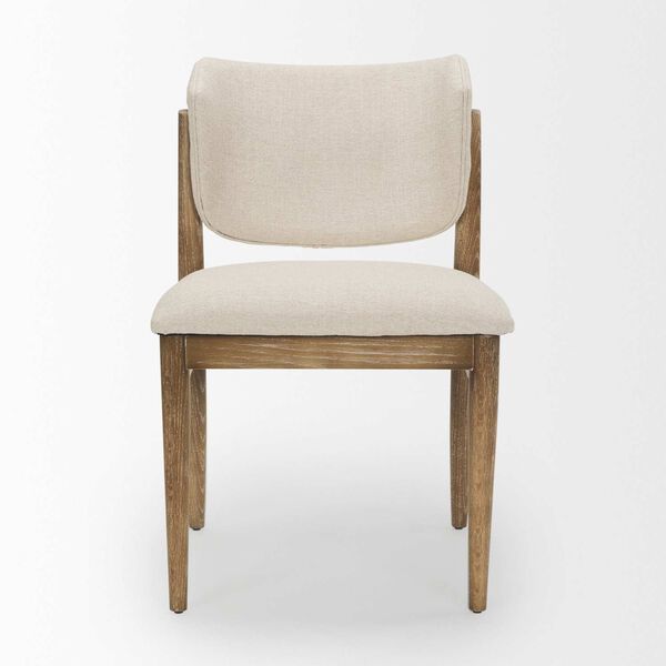 Cline Cream and Brown Dining Chair, image 2