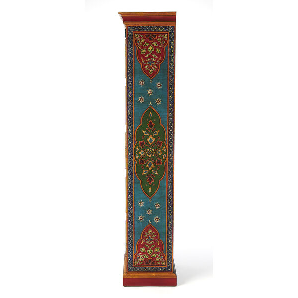 Artifacts Multicolor Amir Hand Painted Tall Cabinet, image 4