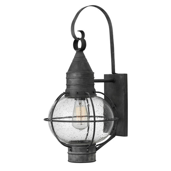 Cape Cod Aged Zinc 23.5-Inch One-Light Outdoor Wall Sconce, image 1