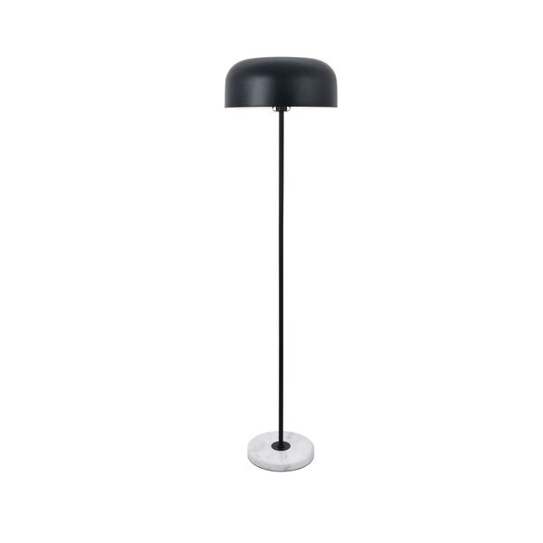 Exemplar Black and White 17-Inch One-Light Floor Lamp, image 1