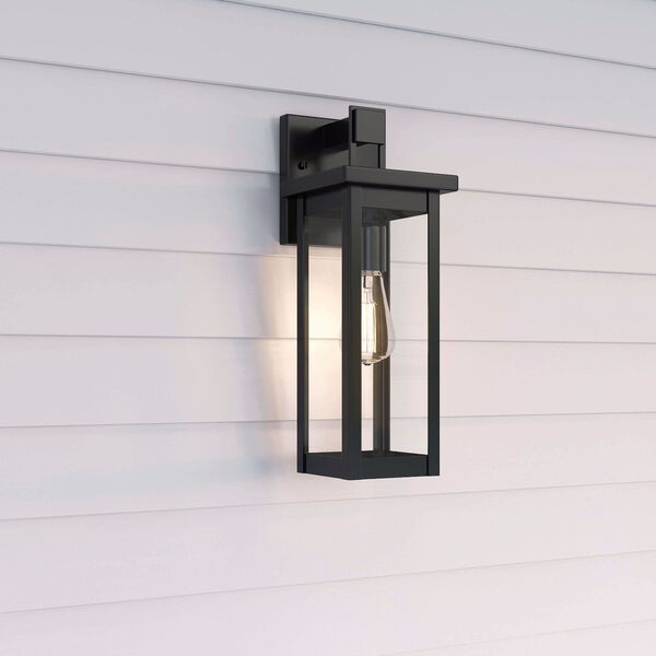 Barkeley Powder Coat Black One-Light Outdoor Wall Sconce, image 4