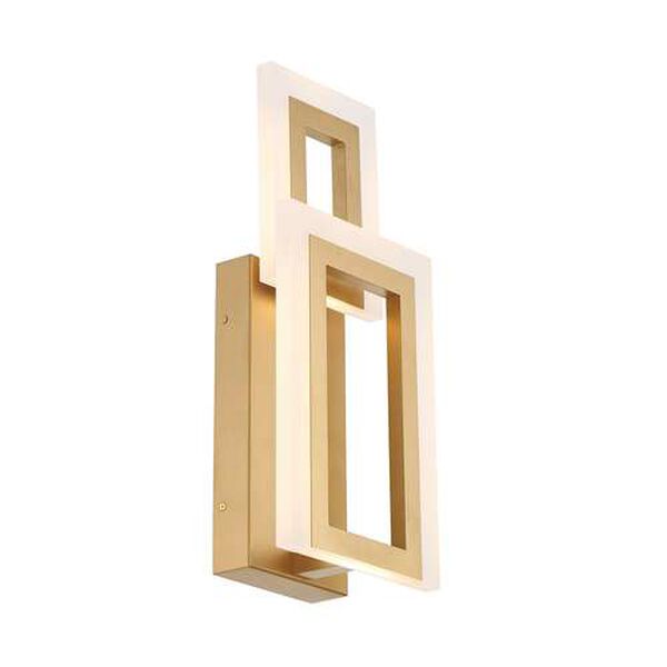 Inizio Gold Integrated LED Wall Sconce, image 2
