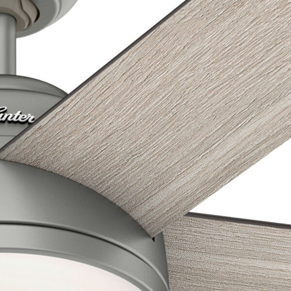 Romulus Matte Silver 60-Inch DC Motor Smart LED Ceiling Fan, image 6