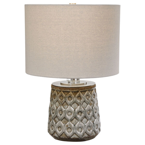 Cetona Blue and Gray One-Light Table Lamp, image 1