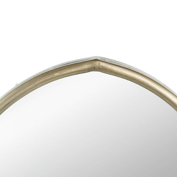 Champagne Clarissa Oval Metal Wall Mirror, image 5